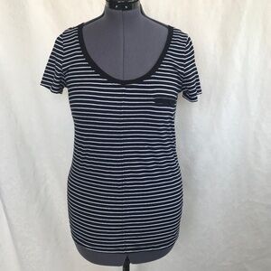 *4/$20* 2A.N.A.- Black/White Stripe Tee.